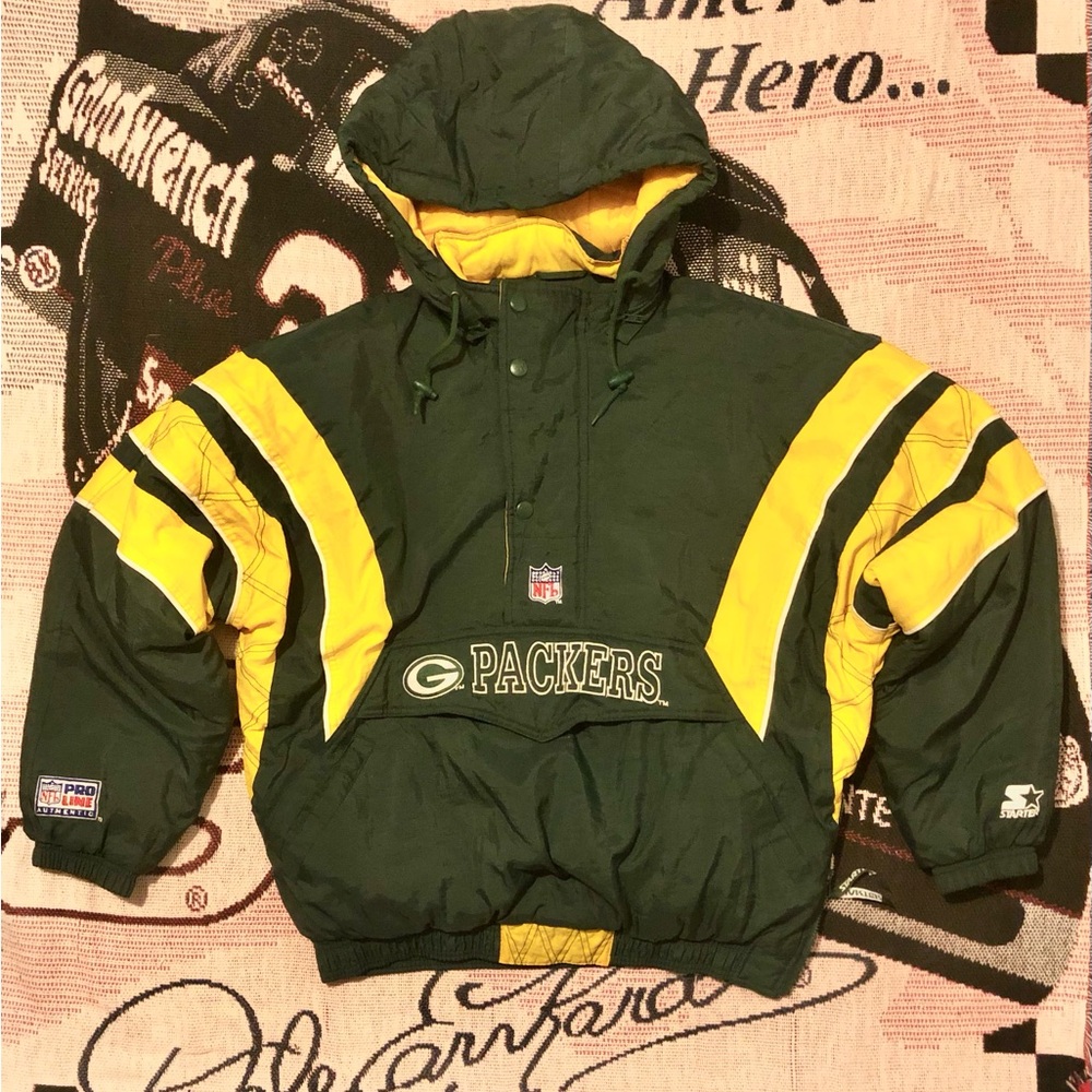 Green Bay Packers proline starter Pullover NFL Jacket